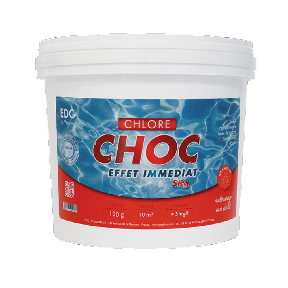 EDG By Aqualux PH Minus Pulver – 5 Kg – Senkt Den PH-Wert Im Pool & Spa, Inkl. 10 Teststreifen
